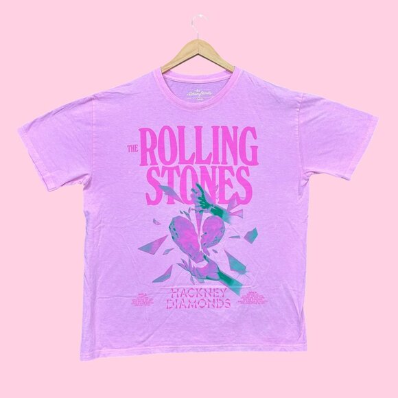 The Rolling Stones Hackney Diamonds Album Rock Band Tee L - Picture 1 of 4